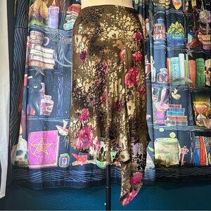 Vintage J Marco Y2K Whimsical Asymmetrical Silk MIDI Skirt or Dress